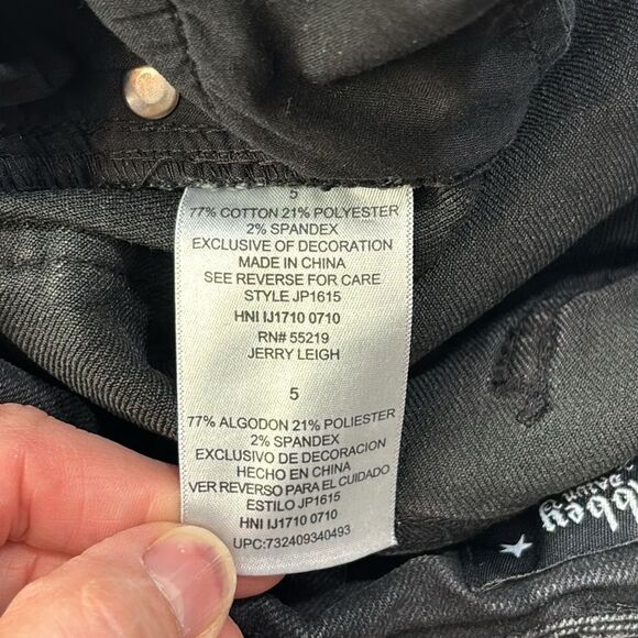 Abby Dawn | by Avril Lavigne Black Denim Studded Women’s Jeans - Picture 7 of 14